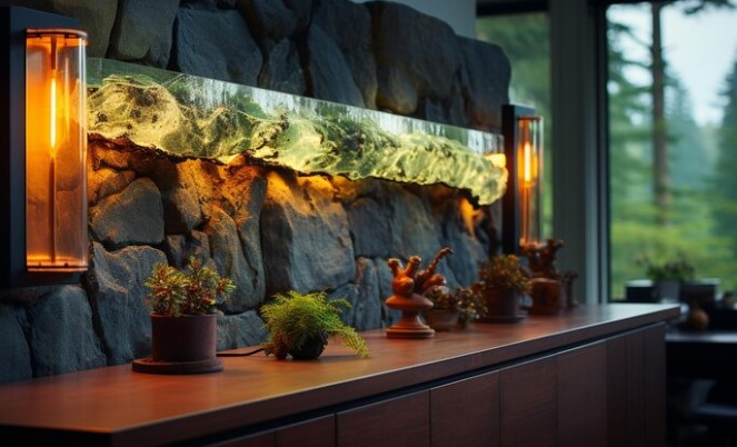 nature inspired karaoke rooms